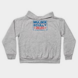 Mulder Scully On The Ticket 2020 Kids Hoodie